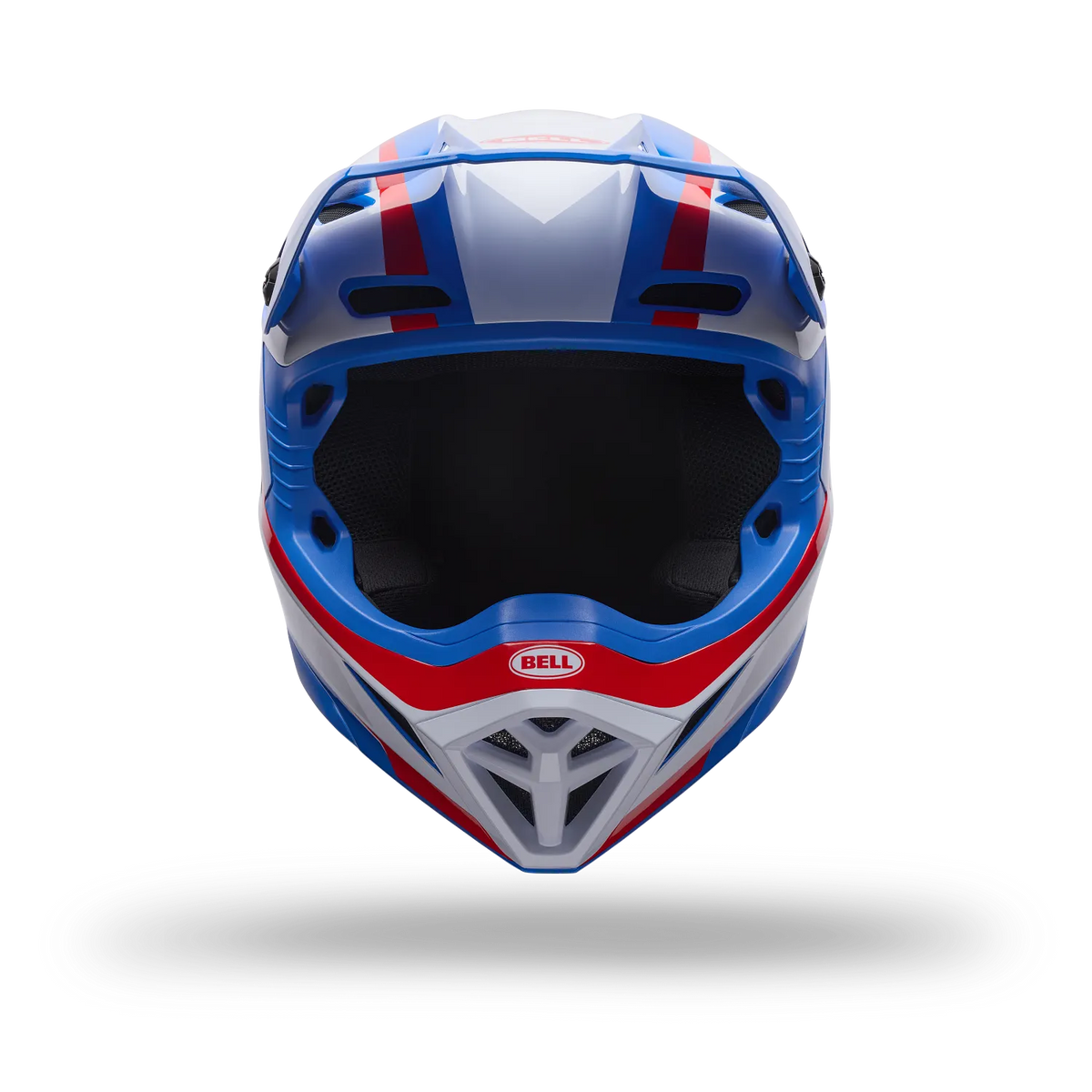 Bell Helmet - Youth MX-10 MIPS - Spiral - White Red Blue