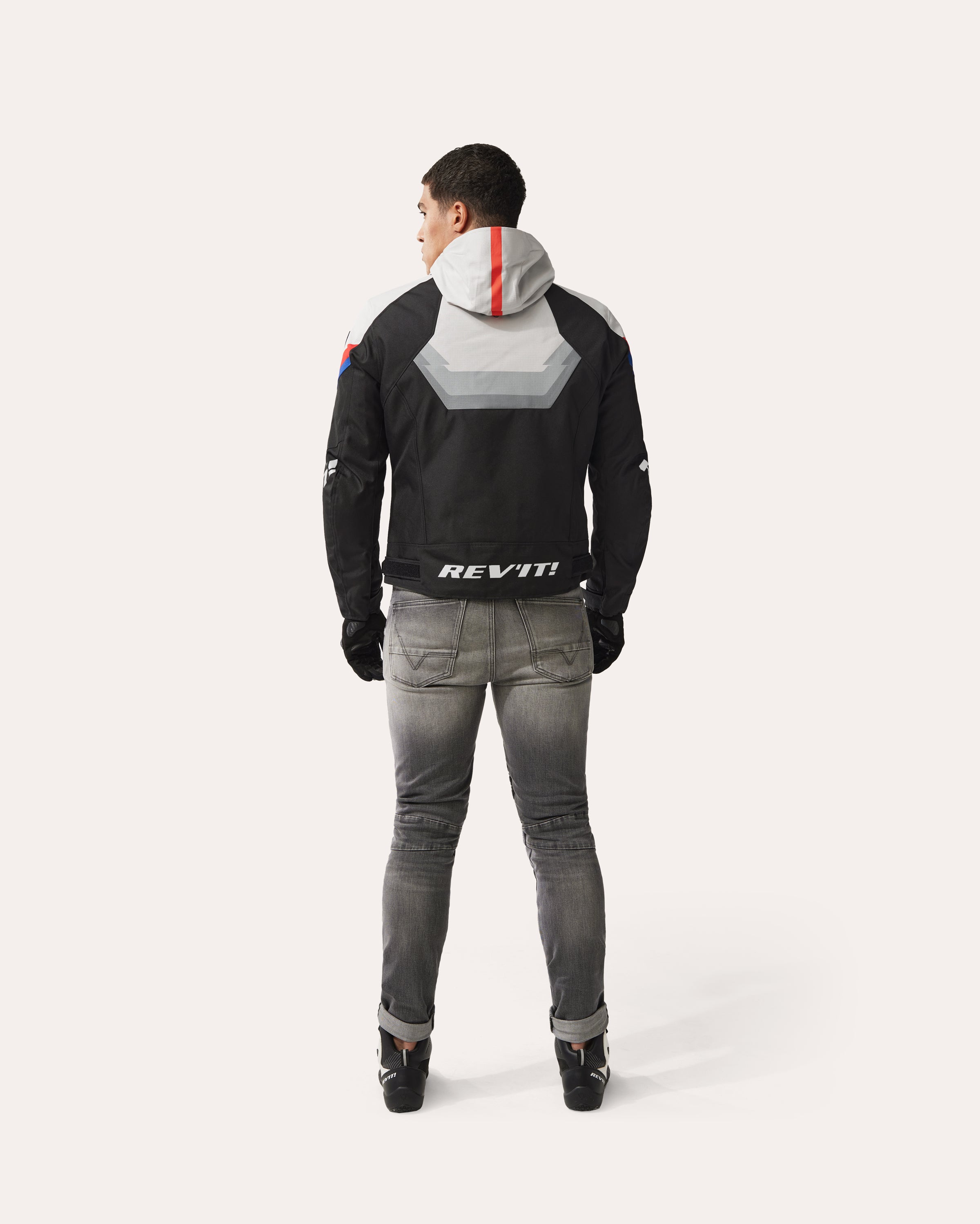 Rev'it! Jacket - Quantum 3 H2O - Black Light Gray