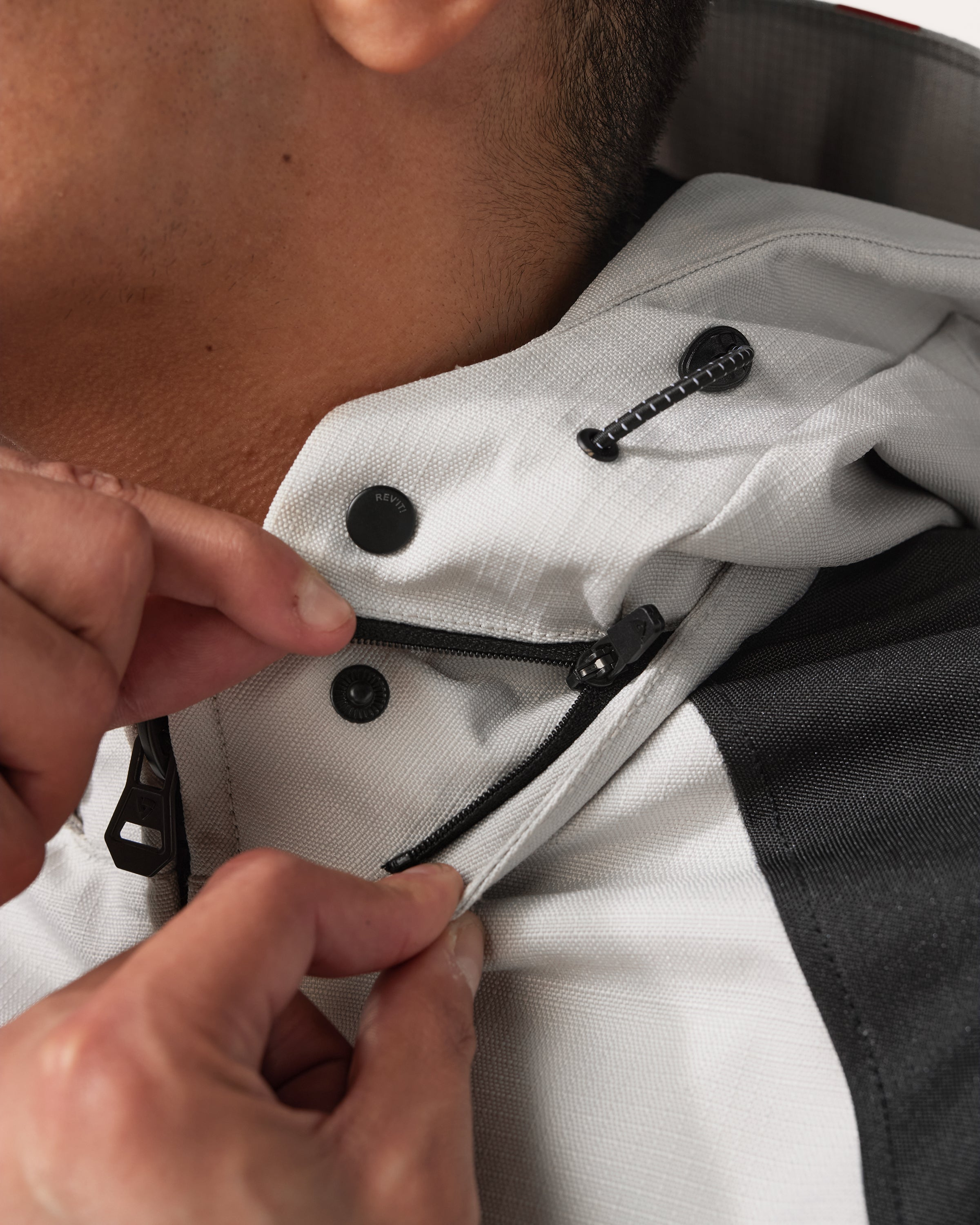 Rev'it! Jacket - Quantum 3 H2O - Black Light Gray