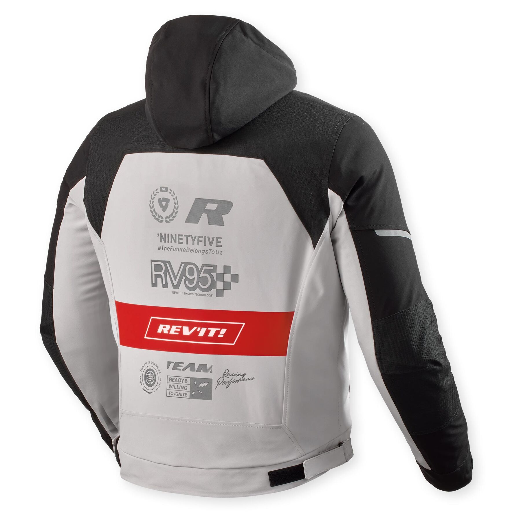 Rev'it! Jacket - Haste H2O - Black Red