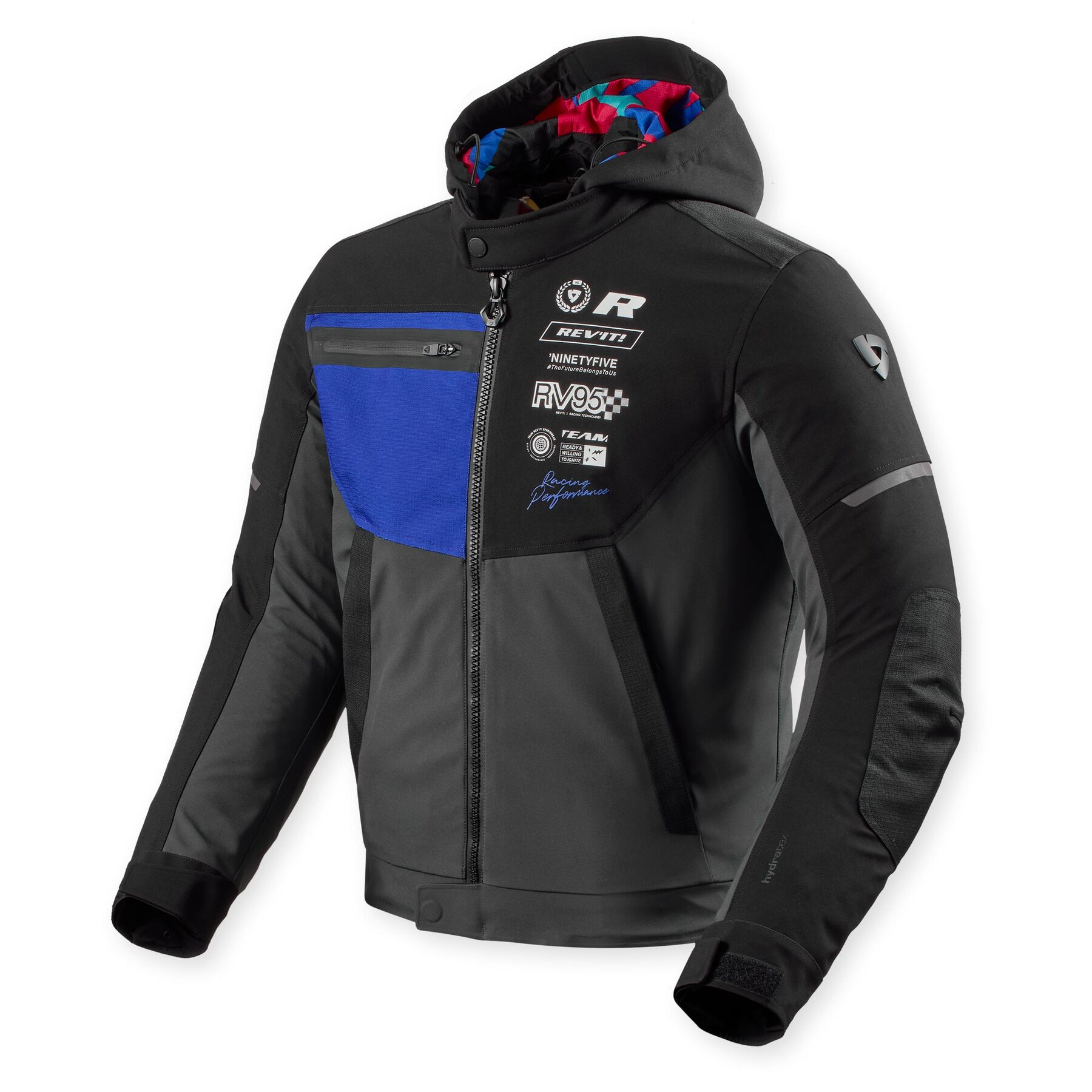 Rev'it! Jacket - Haste H2O - Black Blue