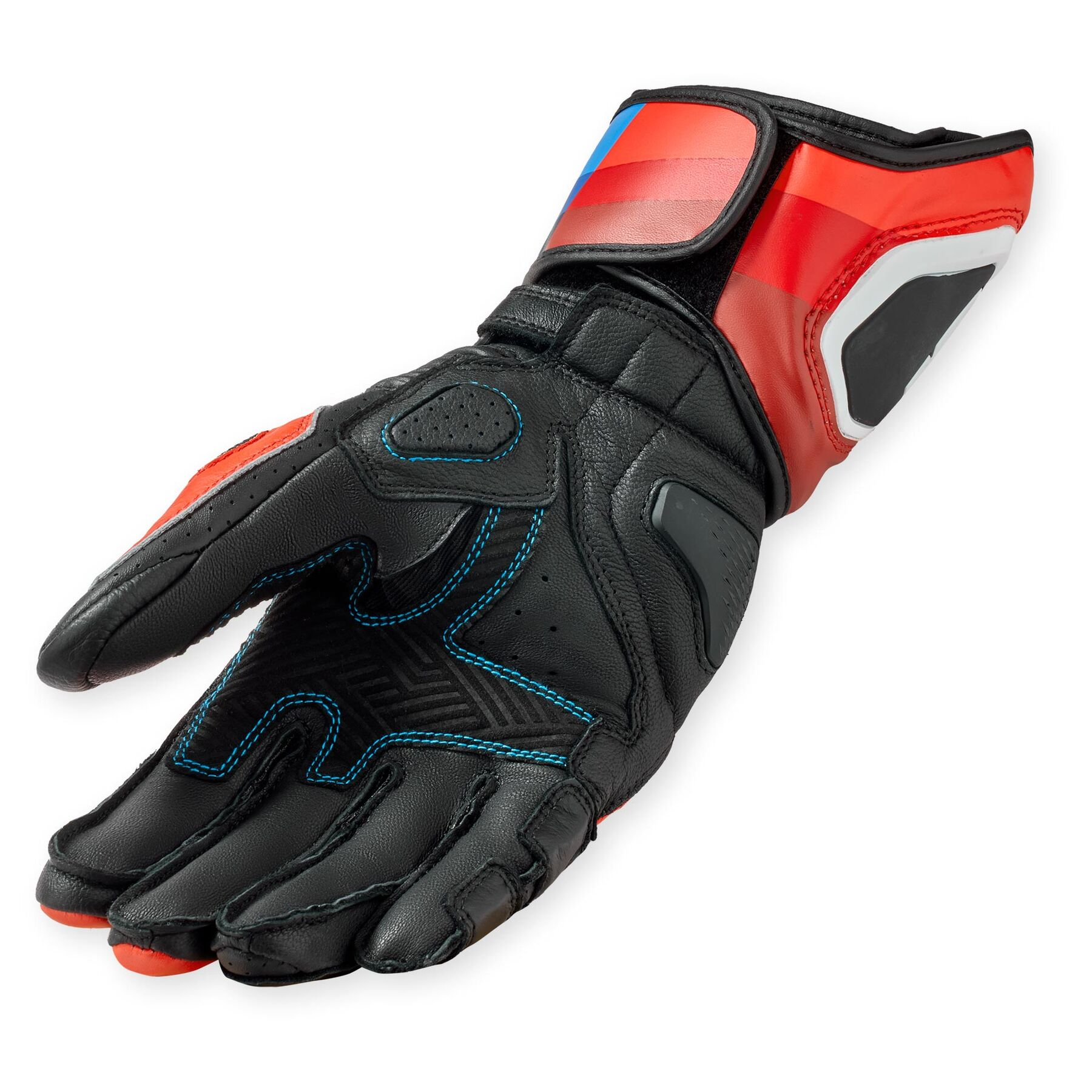 Rev'It! Gloves - Quantum 3 - Neon Red Blue