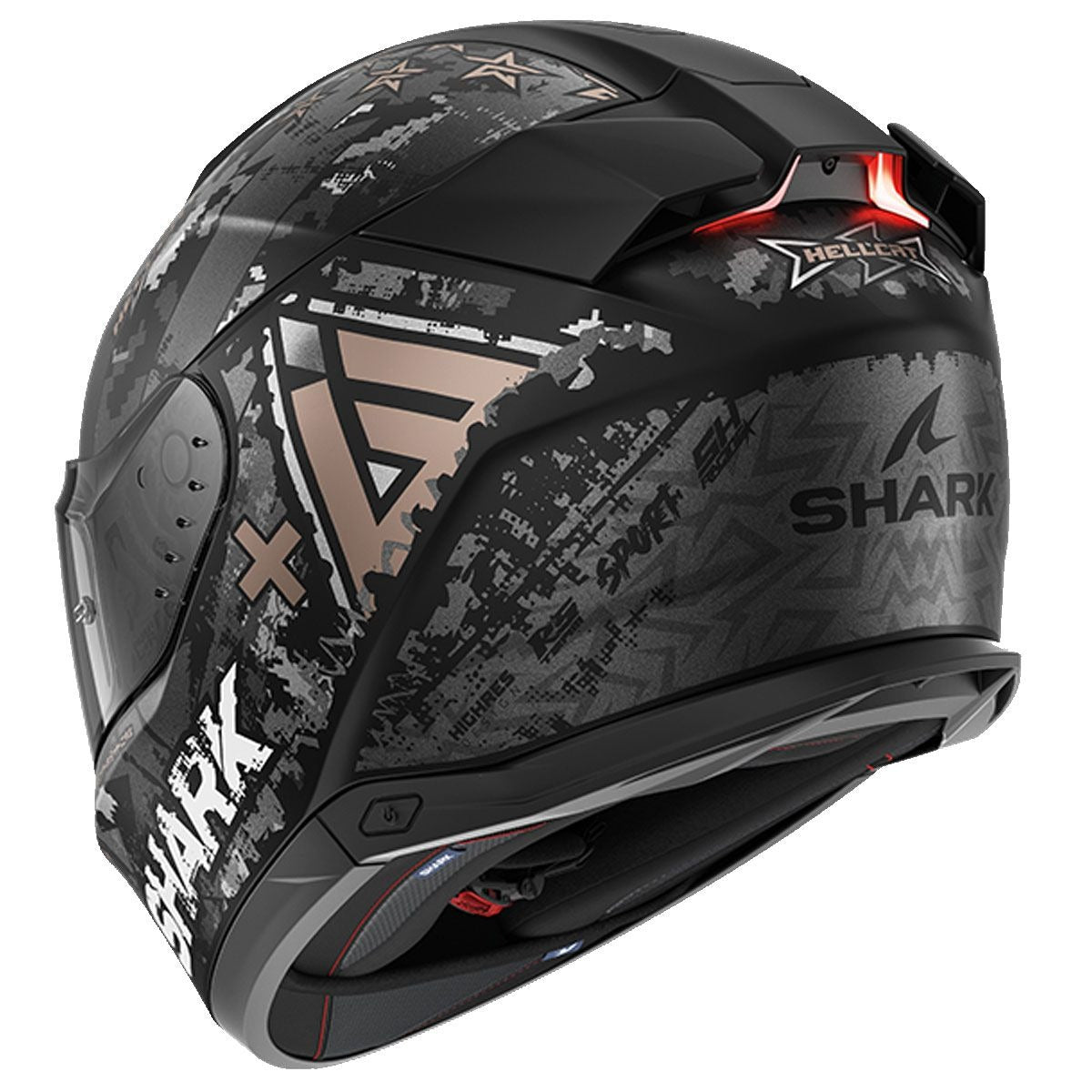 Shark Helmet - Skwal i3 - Hellcat Matt - Black Chrome Anthracite (KUA)