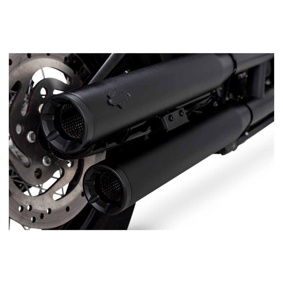 Vance & Hines Exhaust - PCX Slip-Ons - Eliminator 300 - HD Softail (2018-2024) - Black