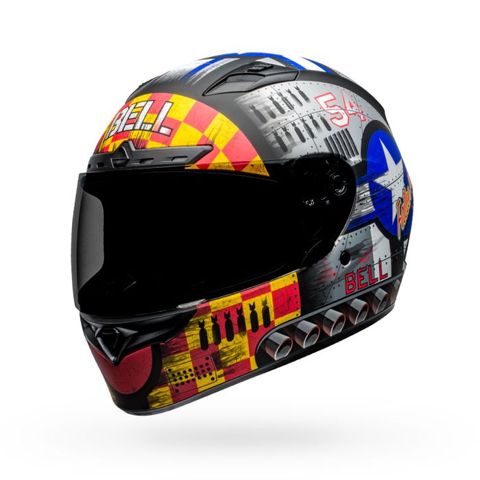 Bell Qualifier DLX MIPS Devil May Care Matte Helmet - Grey - Motofever