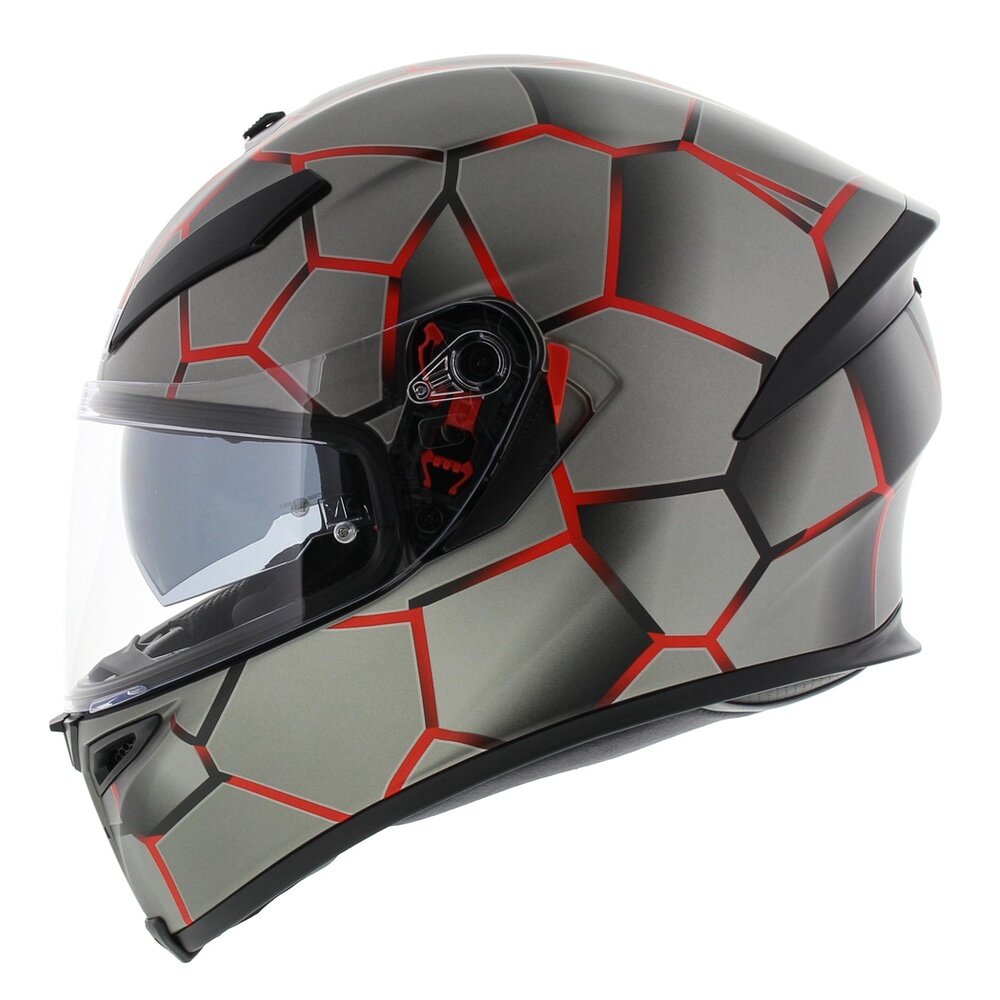 AGV K5 S Vulcanum Matte Helmet - Red - Motofever