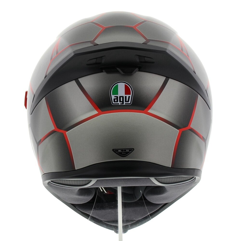 AGV K5 S Vulcanum Matte Helmet - Red - Motofever