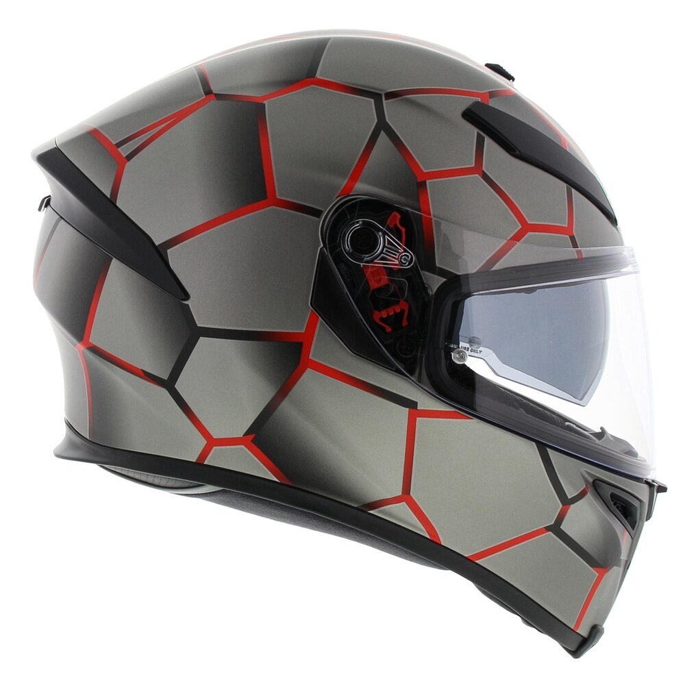 AGV K5 S Vulcanum Matte Helmet - Red - Motofever