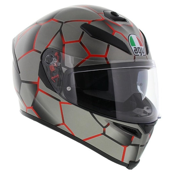 AGV K5 S Vulcanum Matte Helmet - Red - Motofever