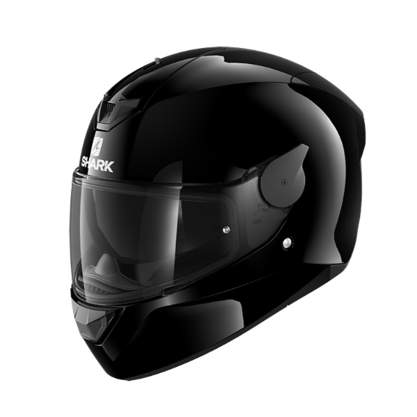 Shark D-Skwal 2 Blank Gloss Helmet - Black - Motofever