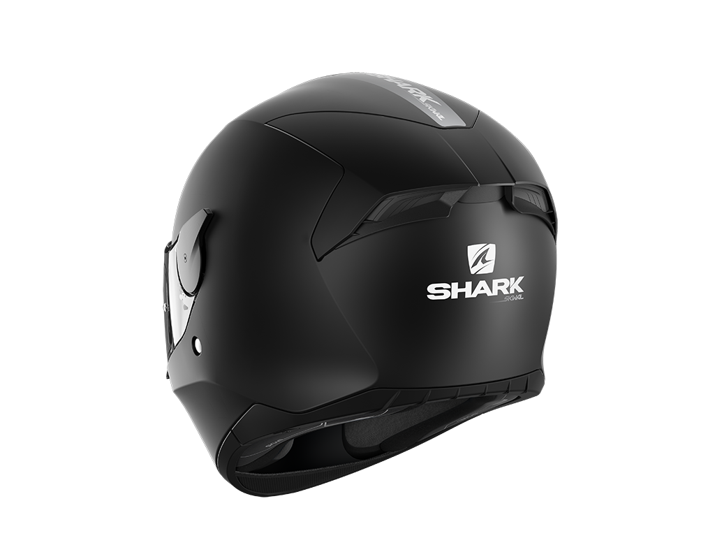 Shark D-Skwal 2 Blank Matt Helmet -  Black - Motofever