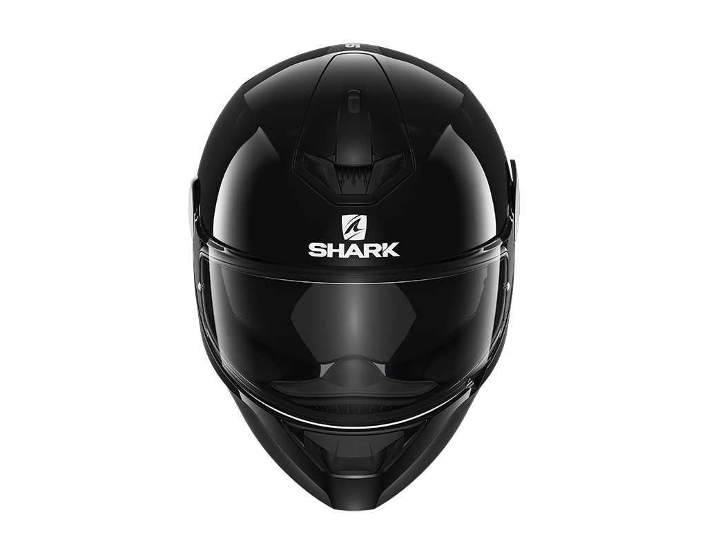 Shark D-Skwal 2 Blank Gloss Helmet - Black - Motofever