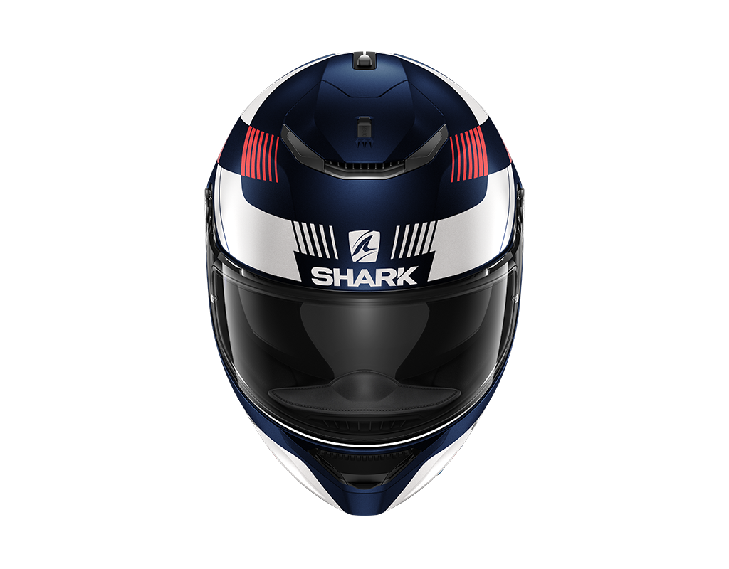 Shark Spartan Strad Matt Helmet - Blue White Red - Motofever