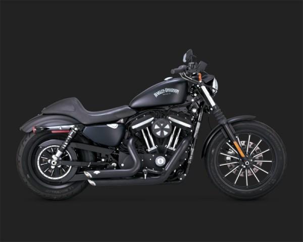 Vance & Hines PCX Shortshots Staggered Exhaust For Harley Sportster 2014-2022 - Black - Motofever