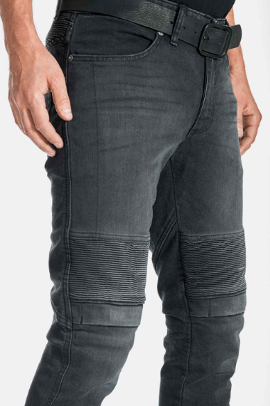 Pando Moto KARL DEVIL 9 Jeans, Length 32 - Black - Motofever