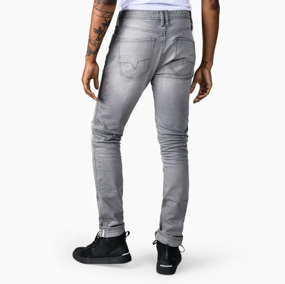 Rev'it! Piston 2 SK Jeans, L32 - Light Grey Pants - Motofever