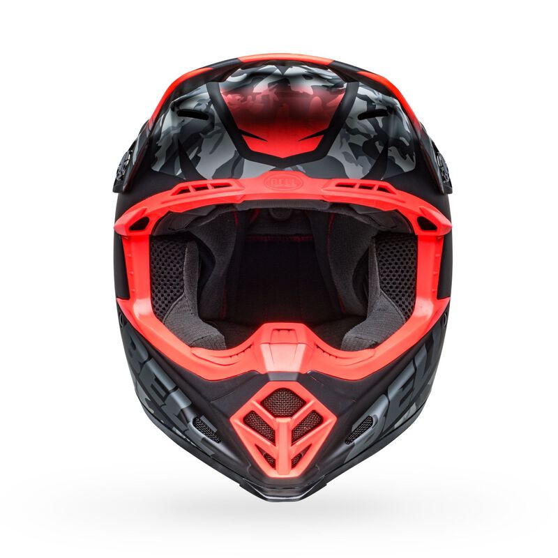 Bell Moto-9 MIPS Venom Matt Helmet - Black Camo Red - Motofever