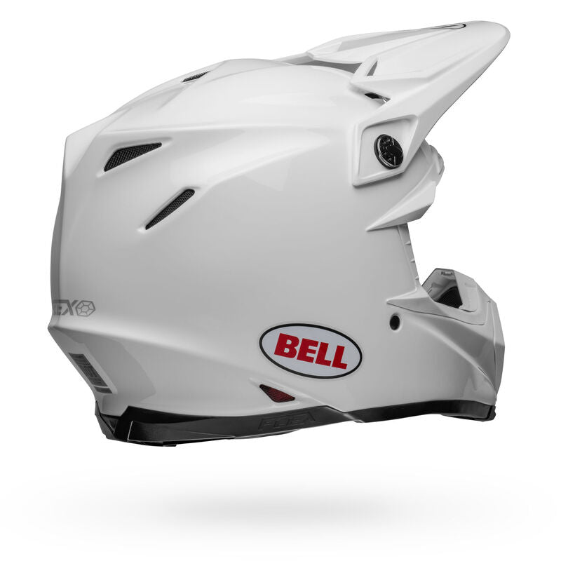 Bell Moto-9S Flex Gloss Helmet - White - Motofever