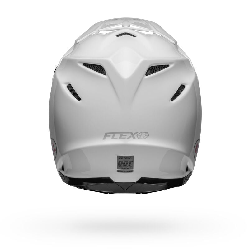 Bell Moto-9S Flex Gloss Helmet - White - Motofever
