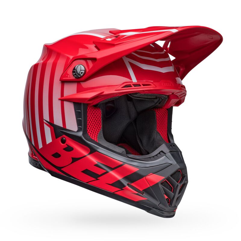 Bell Moto-9S Flex Sprint Helmet - Red Black - Motofever