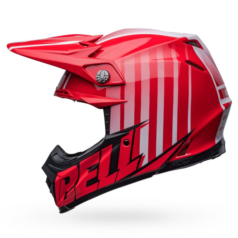 Bell Moto-9S Flex Sprint Helmet - Red Black