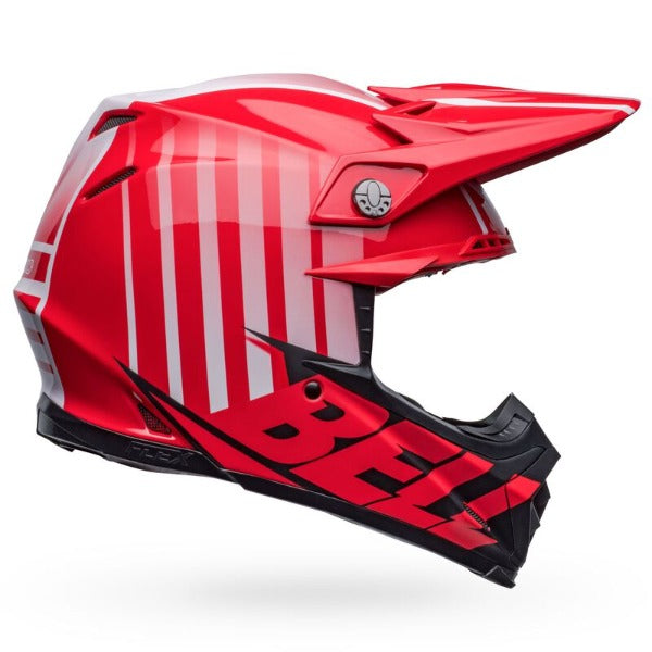 Bell Moto-9S Flex Sprint Helmet - Red Black