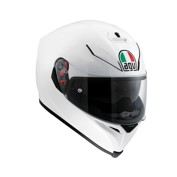 AGV K5 S Gloss Pearl White Helmet - Motofever
