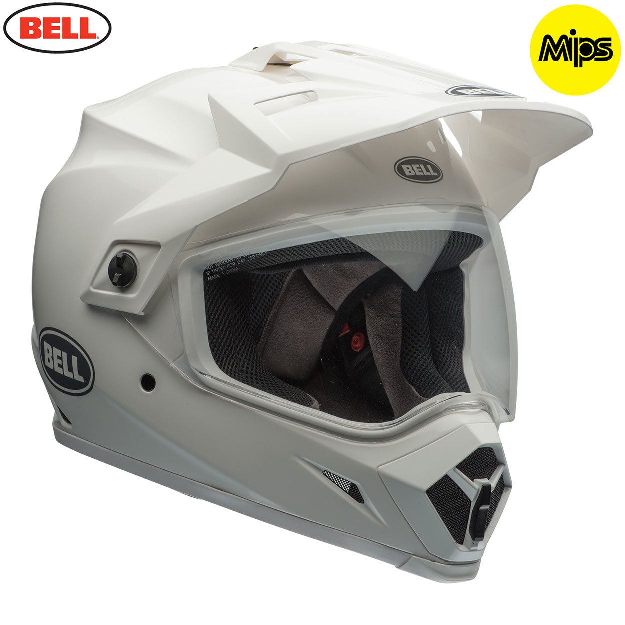 Bell MX-9 Adventure MIPS Helmet - White - Motofever