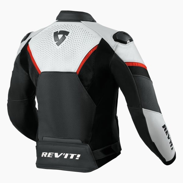 Rev'it! Matador Leather Jacket - Black Red - Motofever