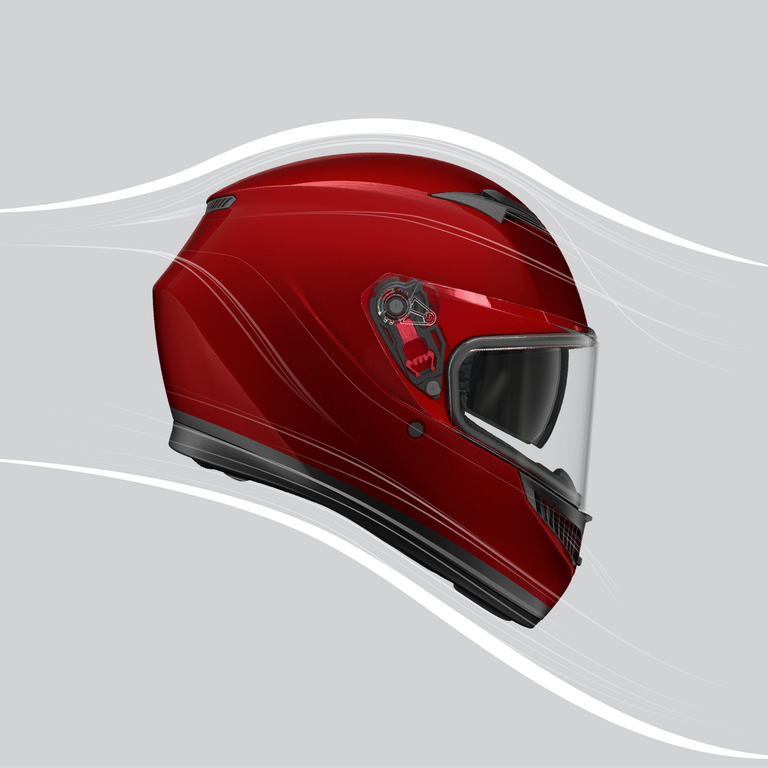 AGV K3 KAMALEON Helmet - Black Red Green