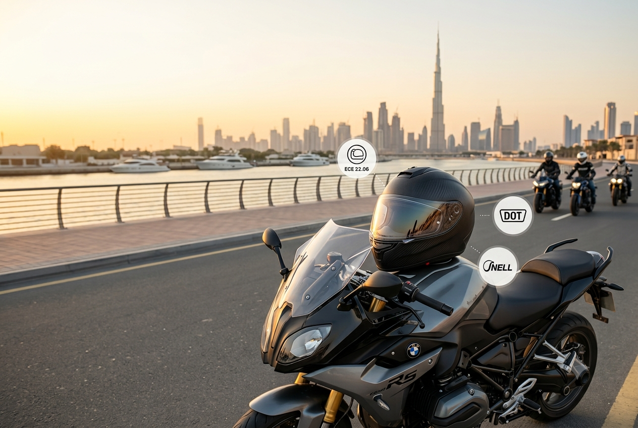 Motorcycle Helmet Certifications Explained: ECE 22.06 vs DOT vs SNELL. Which One Should You Buy?