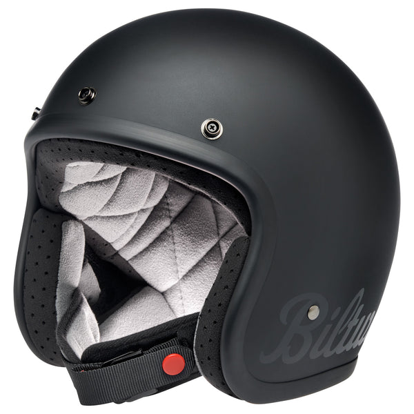 Biltwell Bonanza Helmet - Factory Black