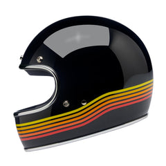 Biltwell Gringo Helmet - Gloss Black Spectrum