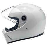 Biltwell Lane Splitter Helmet - Gloss White