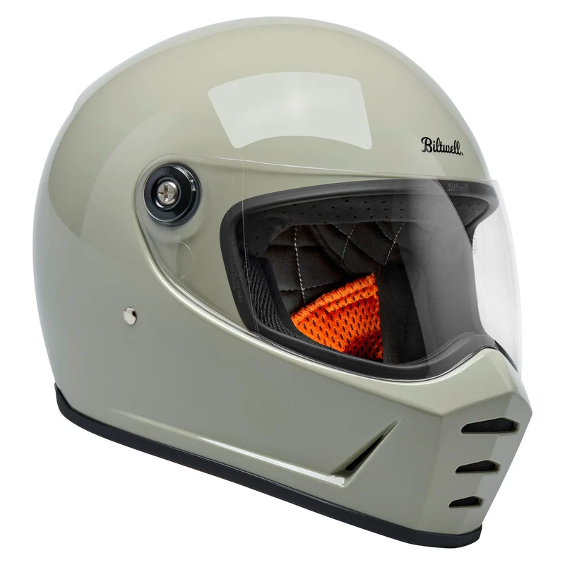 Biltwell Helmet - Lane Splitter - Gloss Chalk - Motofever