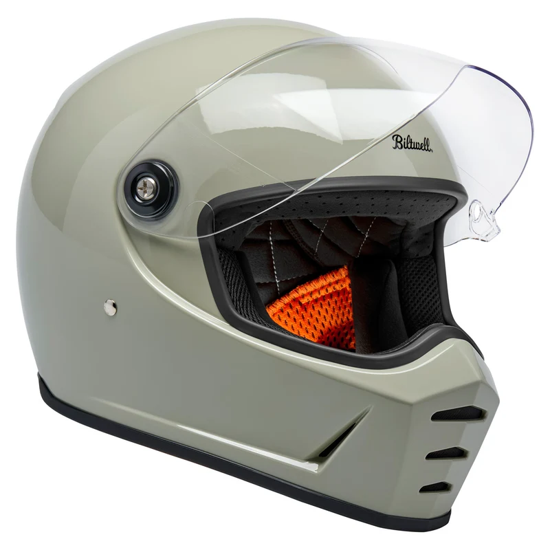 Biltwell Helmet - Lane Splitter - Gloss Chalk - Motofever