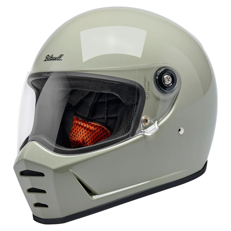 Biltwell Helmet - Lane Splitter - Gloss Chalk - Motofever