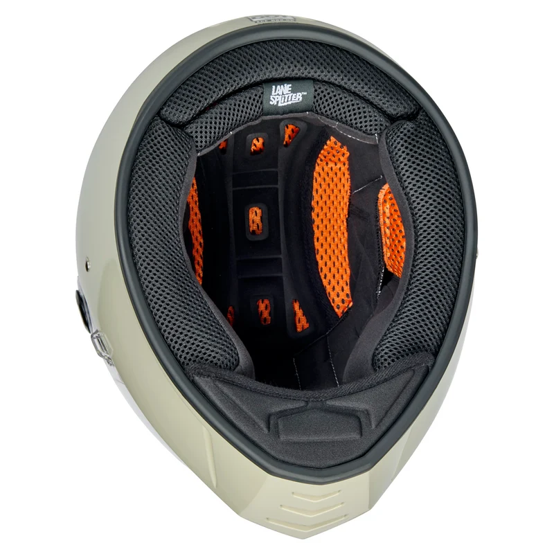 Biltwell Helmet - Lane Splitter - Gloss Chalk - Motofever