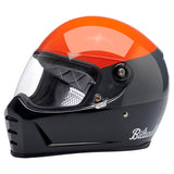 Biltwell Lane Splitter Helmet - Podium Orange/Grey/Black