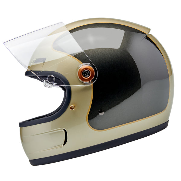 Biltwell Helmet - Gringo SV - Tracker - Metallic Champagne Charcoal