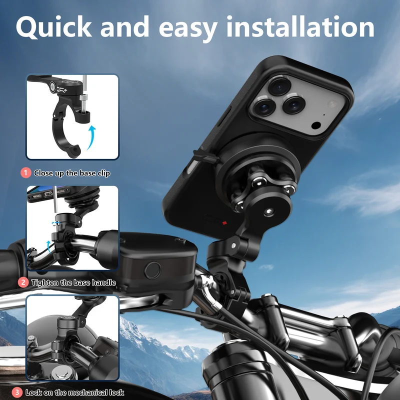GRxplore - MT11 Motorcycle Handlebar Mount
