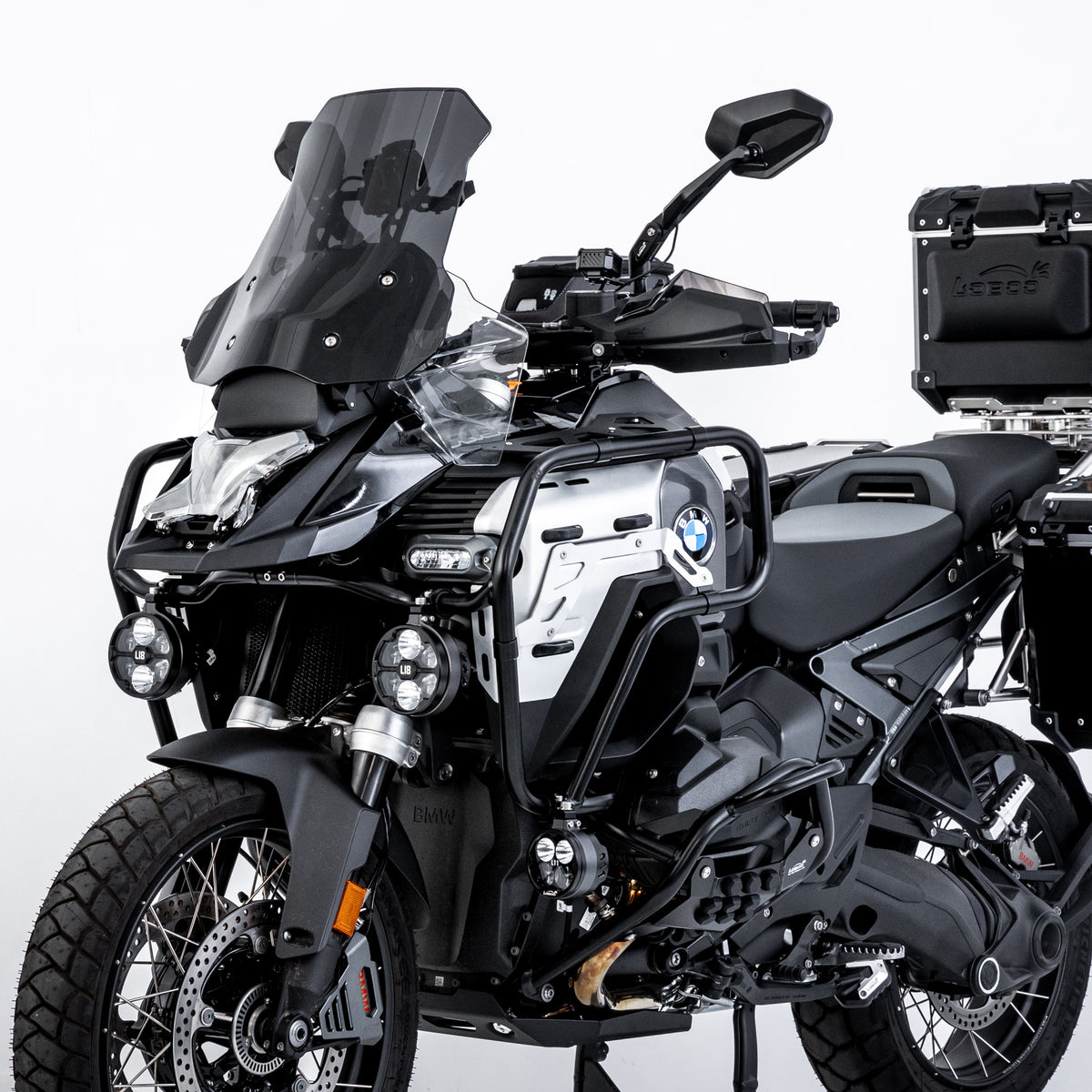 Loboo Headlight Protective Cover - BMW R1300 GS Adventure - Chrome (CDBH151CP)