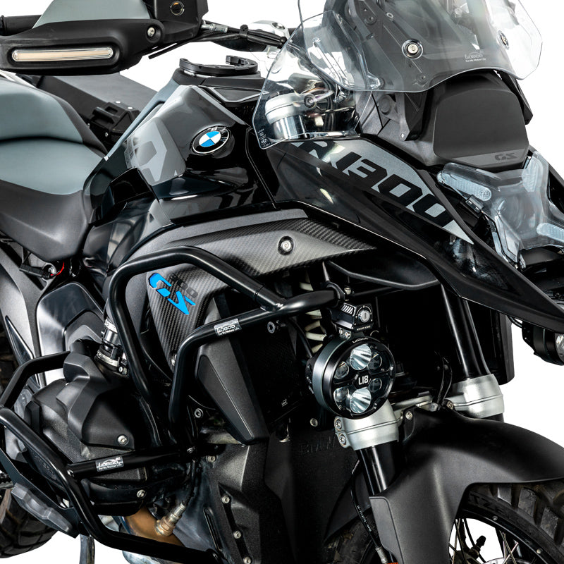 Loboo BMW R1300 GS Matte Carbon Fiber Radiator Side Panels (CSB131-AMatte Black) - Motofever
