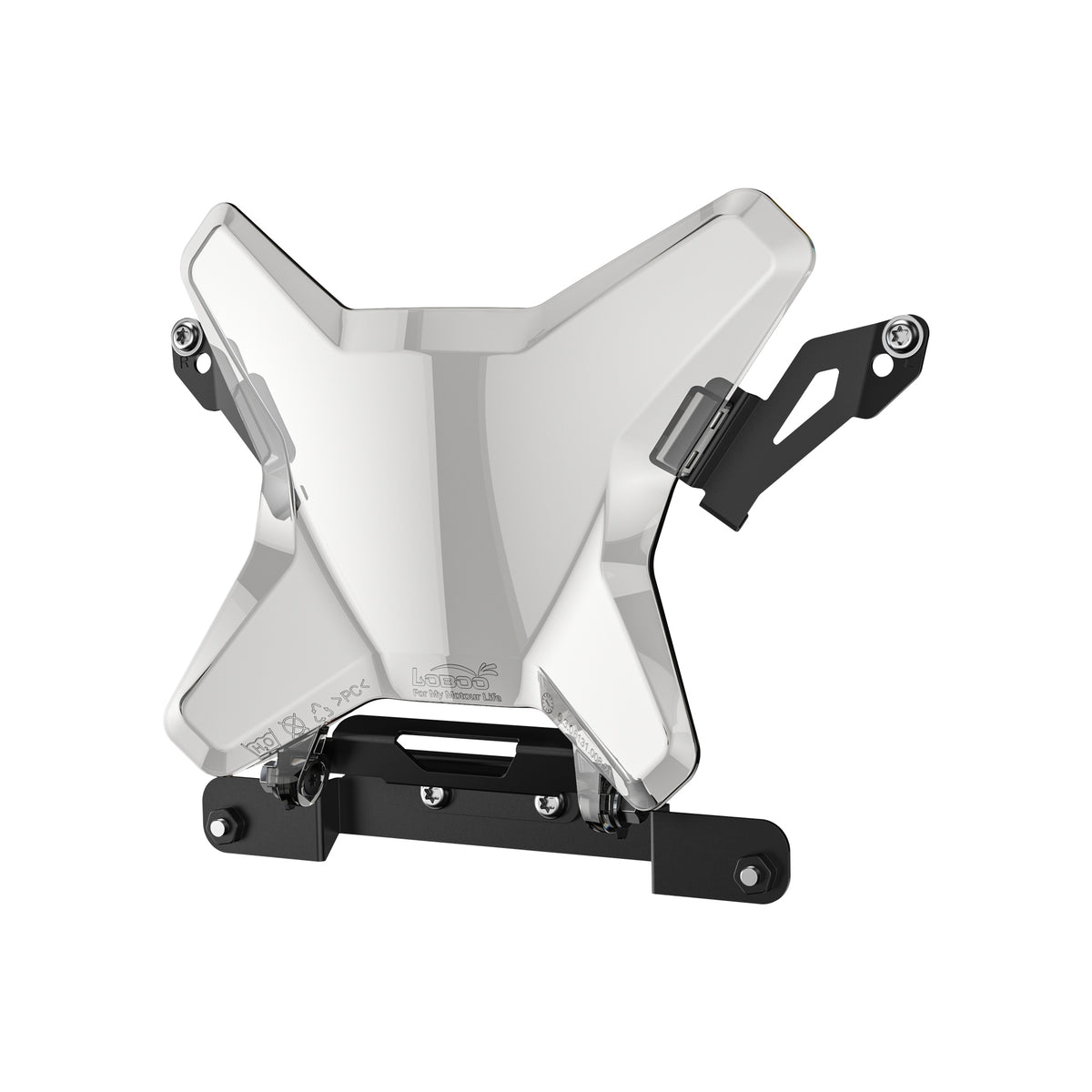 Loboo Headlight Protective Cover - BMW R1300 GS Adventure - Chrome (CDBH151CP)