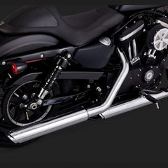 Vance & Hines PCX 3" Round Twin Slash Slip-On Mufflers For Harley Sportster 2014-2022