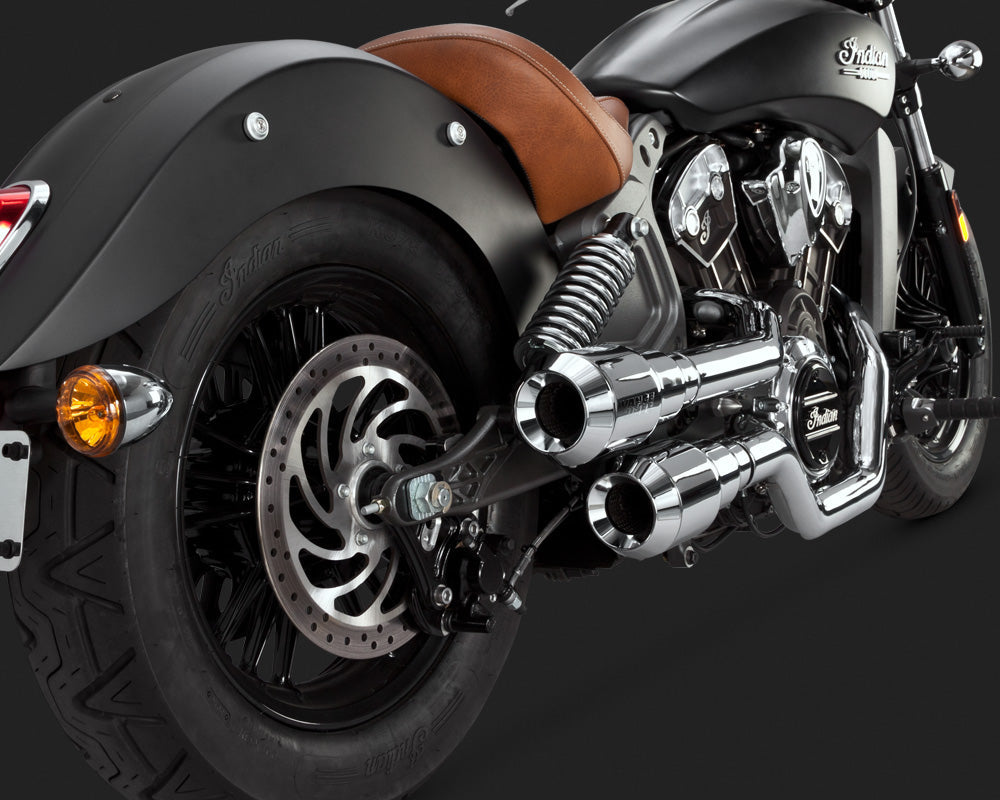 Vance & Hines Exhausts - Hi-Output 2-2 Grenades - Indian Scout 2015+