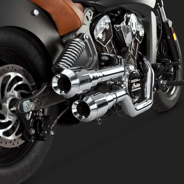 Vance & Hines Exhausts - Hi-Output 2-2 Grenades - Indian Scout 2015+