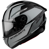 MT Targo Pro Sound Gloss Helmet - Grey