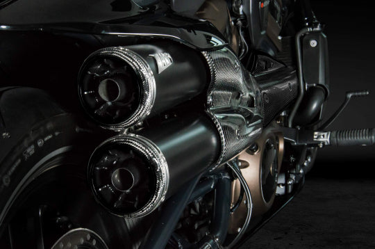 Zard Top Gun 2 into 1 into 2 Exhausts - Sportster S 2021+