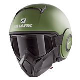Shark Street Drak Blank Matt Helmet - Green